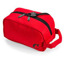 Cookies - Canvas Smell Proof Stash Toiletry - Bag - Red